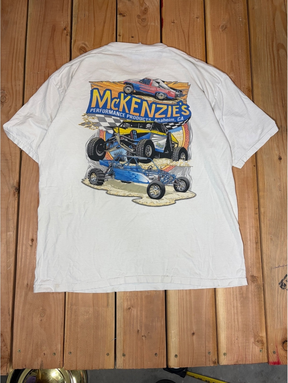 Gildan XL White McKenzie's Performance Products T-Shirt